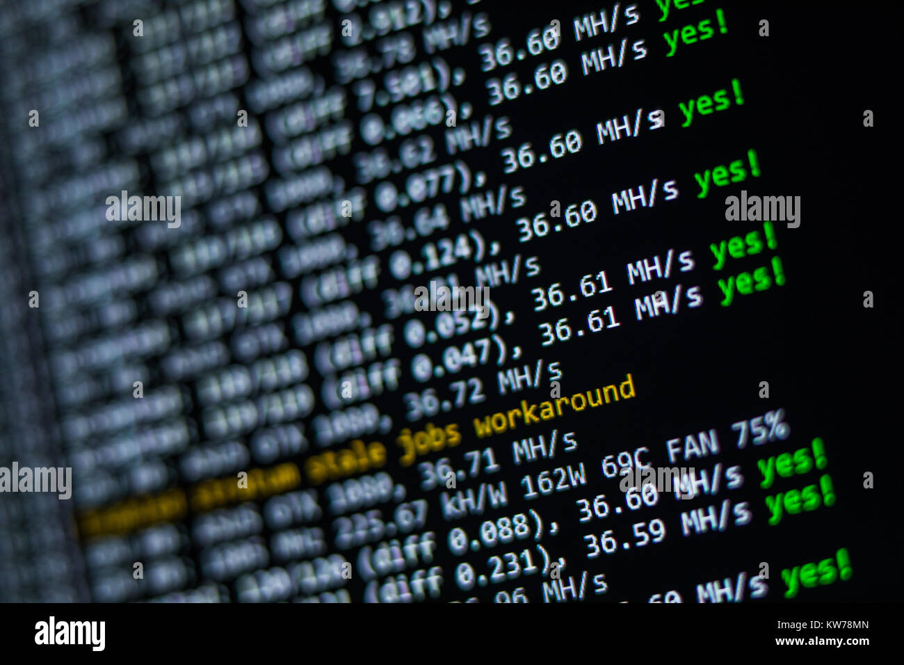 Investing And Stock Mining Bitcoin Market Concept Gain And Profit - 